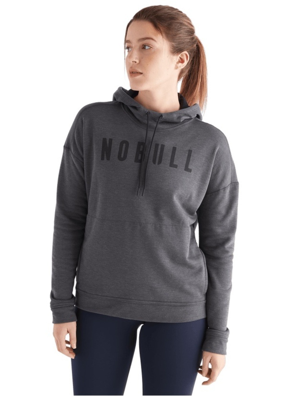 NOBULL Legacy Women’s Dark Charcoal Pullover Hoodie Large